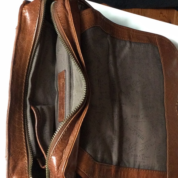Diba Brown Leather Crossbody Bag - Picture 4 of 8